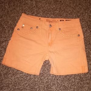 Orange Size 26 Miss me boyfriend shorts